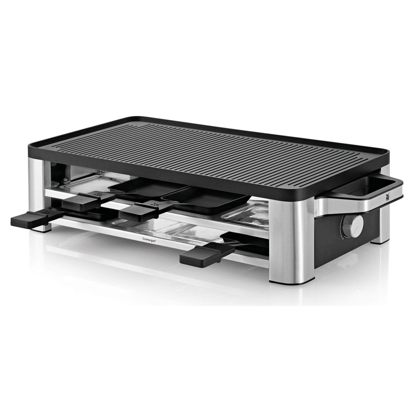Raclette Grill 1500W – 8 Personas, Acero Inoxidable