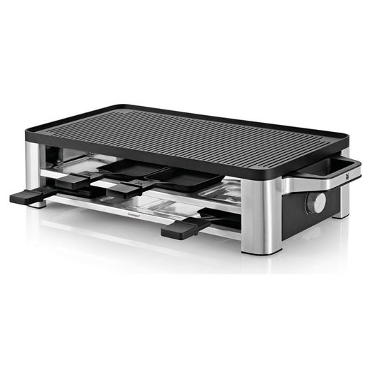 Raclette Grill 1500W – 8 Personas, Acero Inoxidable