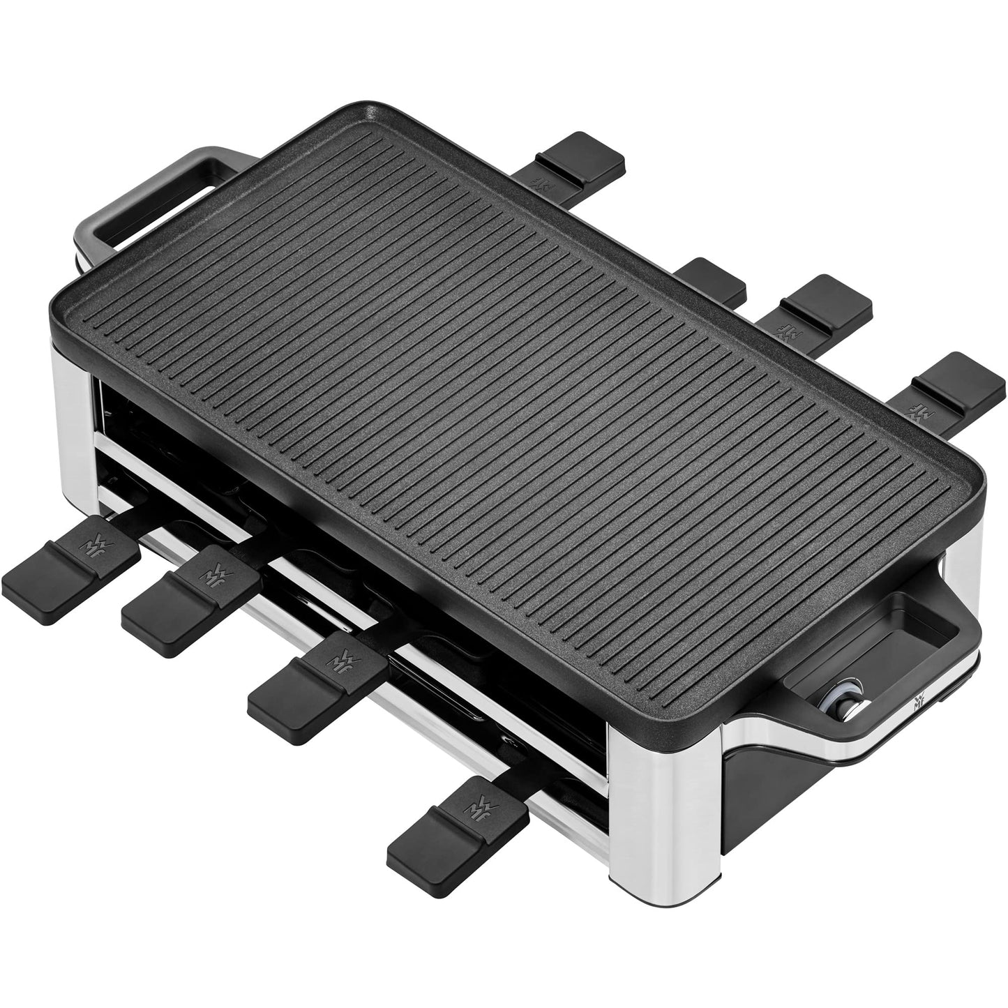 Raclette Grill 1500W – 8 Personas, Acero Inoxidable